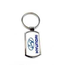 Hyundai keychain silver 1 piece