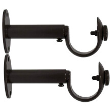 Urbanest adjustable curtain rod bracket bronze set of 2