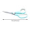 Macaroon Scissors Stainless Steel Rubber Handle 1 Pack 2