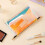 PVC transparent zippered toiletry bag with handle strap 7