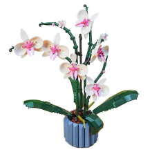 Orchid Building Blocks Floral Succulents in Pots 10311