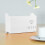 Ασύρματο Wifi Router Ράφι Αποθήκευσης Επιτοίχιο ABS Organizer Λευκό 1