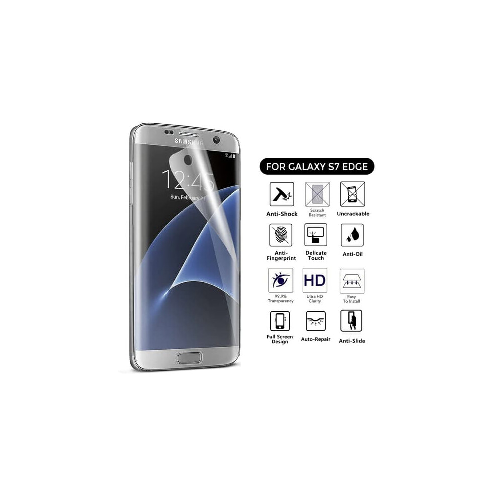 Galaxy S7 Edge Screen Protector Full Coverage Transparent 962125280869
