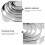 Empanada Press Pie Molds Stainless Steel 6pcs 4