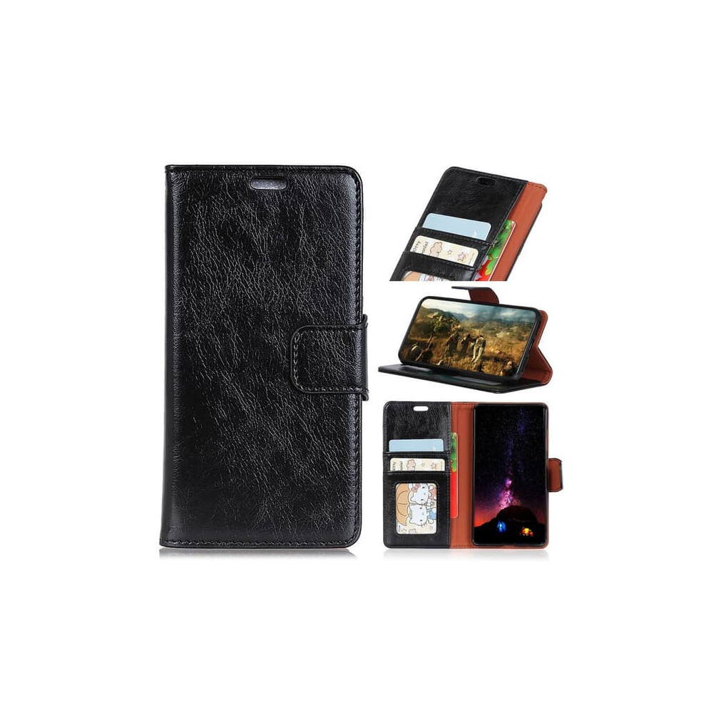 Samsung Galaxy A7 (2018) Wallet Case Textured Split Black 962125304671