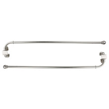 Urbanest swing arm rods brushed steel 24-38 inch set of 2