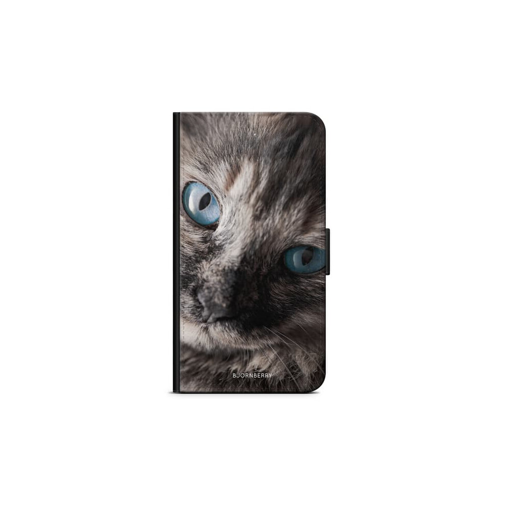 Bjornberry Wallet Case For Sony Xperia Xz3, Cat Eyes Blue 962125300055