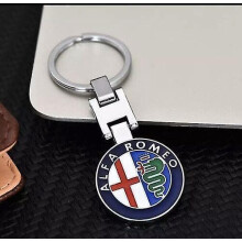 Alfa Romeo keychain for Giulia Stelvio Quadrifoglio