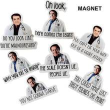 Dr. Now hűtőmágnesek, 7 darabos készlet