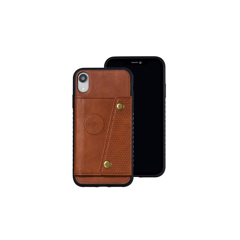 Iphone Xr Case With Card Holder Light Brown 962029658610