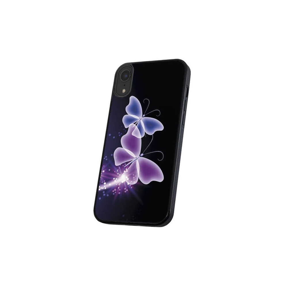 Iphone Xr Case Butterflies Design Purple 962125294026