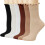 Damen-Baumwollsocken mit Rüschen, 6er-Pack 2