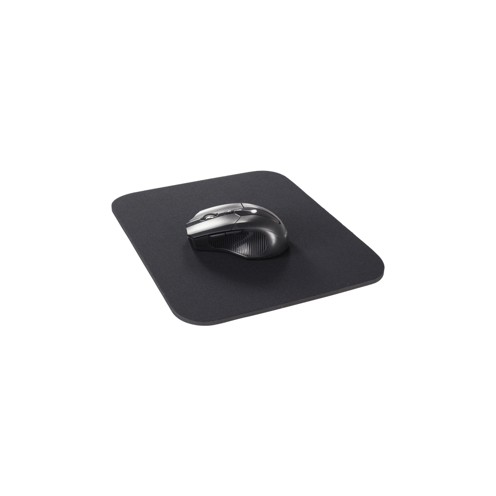 Mouse Pad Fabric Cover Rubber Base 6Mm Black 962125283389