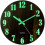 Modern silent wall clock with luminous dial 30 cm 1