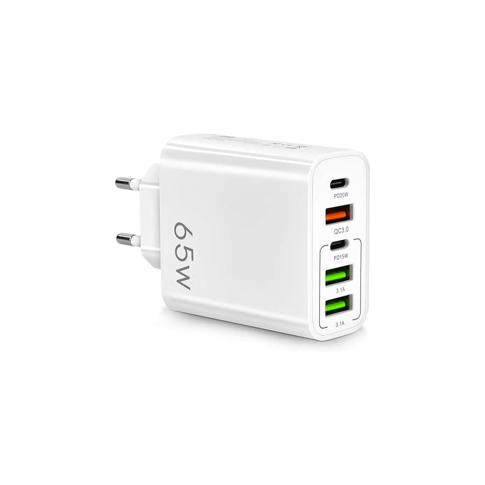 65W Usb-C Pd Fast Charging Adapter With 5 Ports 962125308211