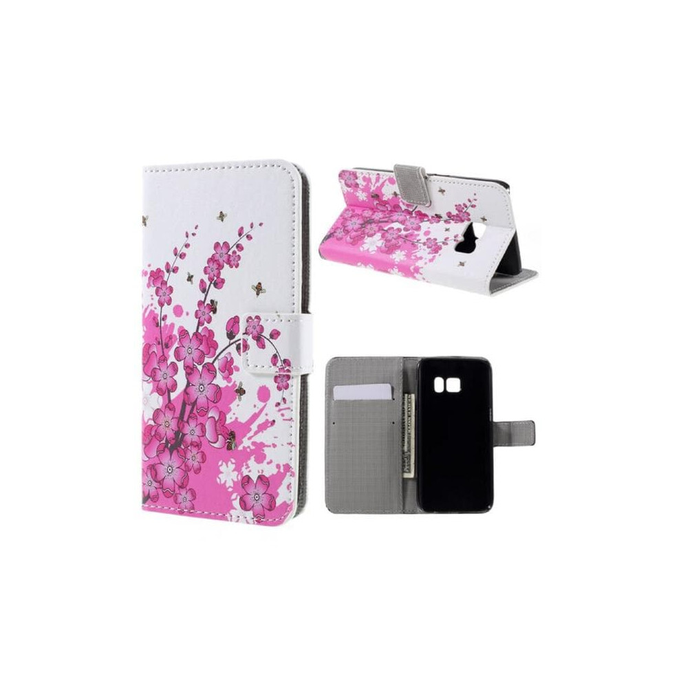 Wallet Case For Samsung Galaxy S7 Cherry Blossoms Pink 962125284225