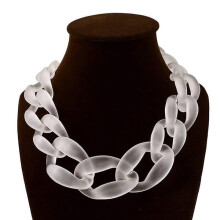 Women's acrylic bohemian choker necklace 1 piece