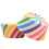 Striped Muffin Pans multicolor 100 pcs 1