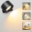 Applique murale d'intérieur, lampe LED rechargeable murale à commande tactile avec port USB-C 1