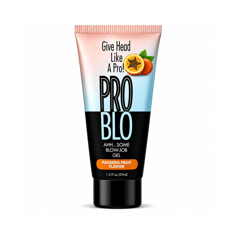 Doc Johnson Pro Blo Oral Pleasure Gel – Passion Fruit – 1.5Oz Tube