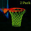 Glow Basketball Net Sun-Powered 1 Pack 1