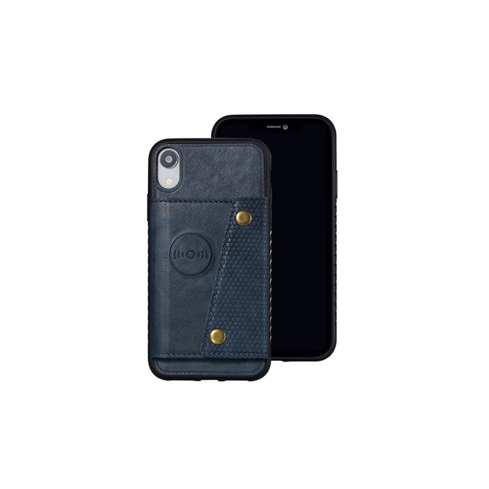Iphone Xr Case With Card Holder Dark Blue 962029658559