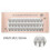 False Eyelashes Individual 10D 12mm 1