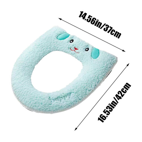 Thick Polyester Toilet Seat Cover Universal 2