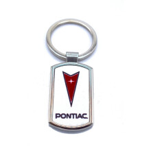 Pontiac keychain silver
