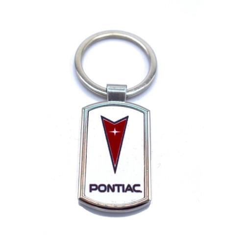 Pontiac keychain silver