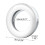 Φωτιστικό δαχτυλιδιού LED Jacenvly, συμβατό με iPhone & Android, φωτιστικό selfie & live streaming, 2
