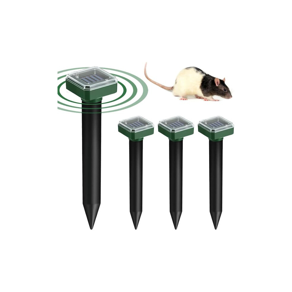 Solar-Powered Mole Repeller 4-Pack 962125306781