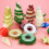 Christmas tinsel ribbon metallic 4 rolls 8