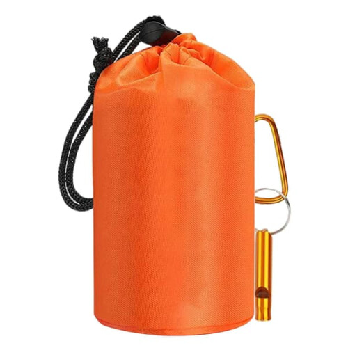 Emergency Sleeping Bag Lightweight Thermal Orange 4pcs