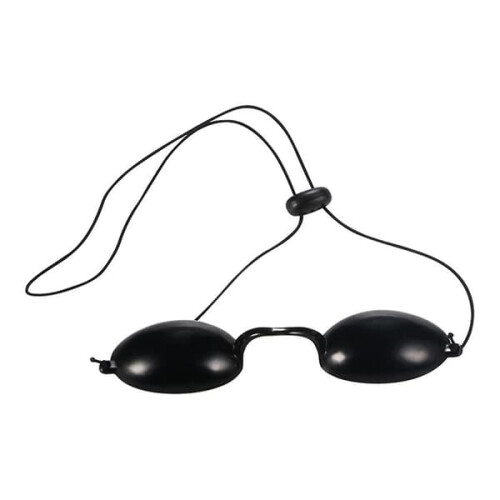 Solarium Glasses UV Protection 2pcs Black