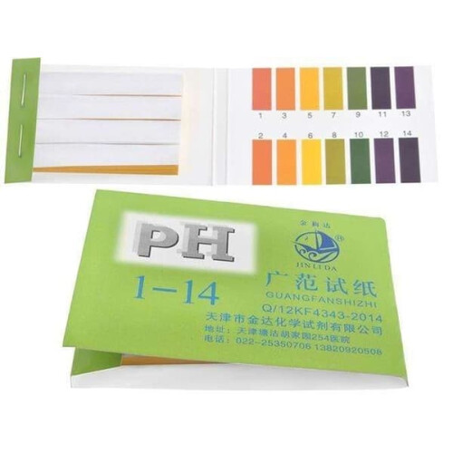 pH test litmus paper multicolor 80 pcs