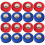 Mini shuffleboard rollers balls 24 pcs 1