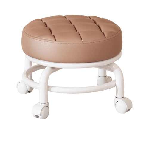 Tabouret roulant rond avec roulettes à 360 degrés 1