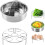 Stainless Steel Steamer Basket Set 3-Piece 1