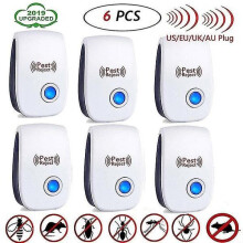 Ultrasonic Pest Repeller 6-Pack for Mice Rats Insects