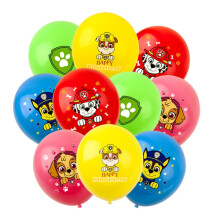 Paw Patrol latex balloons 12 inches 10 pcs