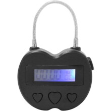 Time Lock Padlock with LCD Display USB Rechargeable