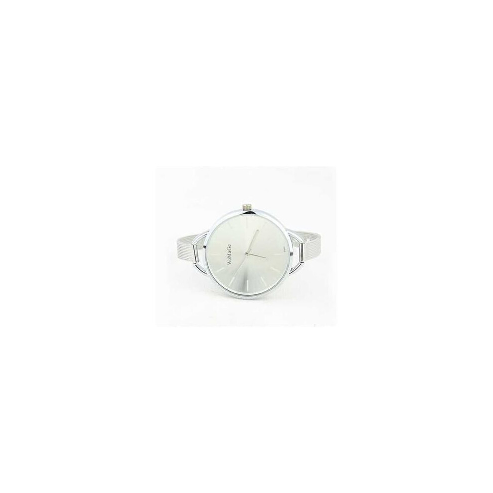 Women's Watch Dial Metal Bracelet Silver 962125302608