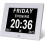 Dementia clock for seniors with large digital display, day 1