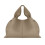 Polene lychee leather cloud shoulder bag grey 1