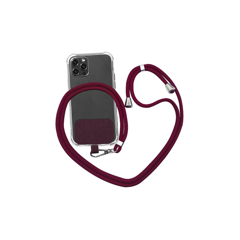 Mobile Lanyard Holder 1 Pack Burgundy 962029606437
