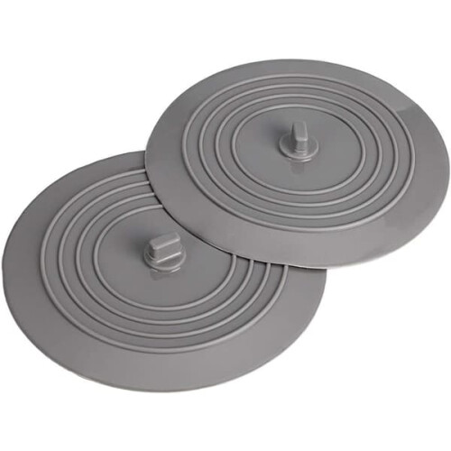 Silicone Bath Stopper Drain Plug Cover 6 Inch 2-Pack