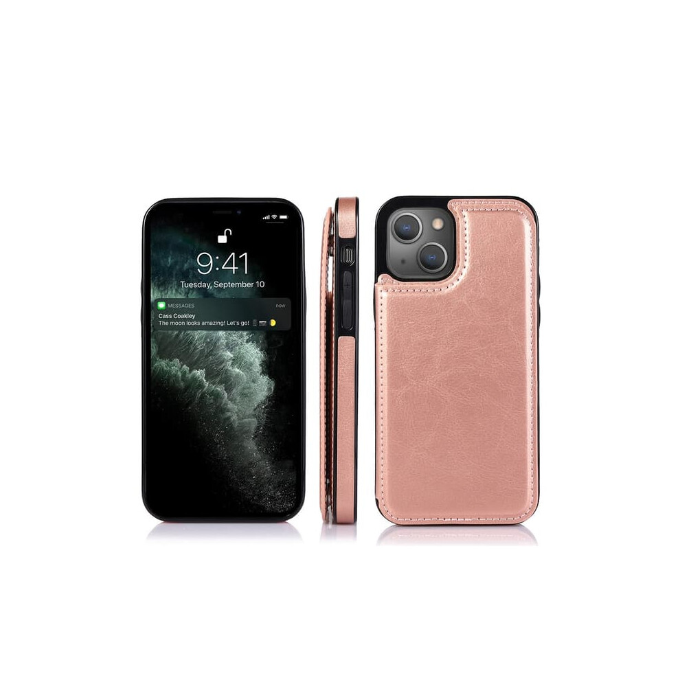Smooth Iphone 14 Plus Case With Card Slot Rose Gold 962029602699