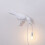 Seletti Bird Wall Lamp Black White Resin 1 Piece 1