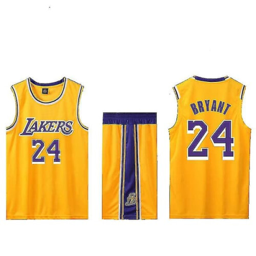 Φανέλα Kobe Bryant Lakers κίτρινη στο σπίτι, μέγεθος XS